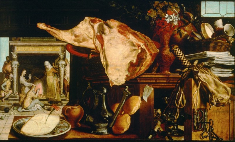 Christ With Mary and Martha, 1552 | Pieter Aertsen | Giclée Canvas Print