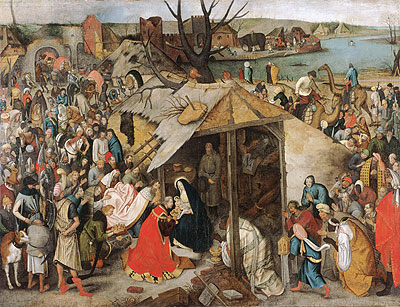 Die Anbetung der Könige, c.1595 | Pieter Bruegel the Younger