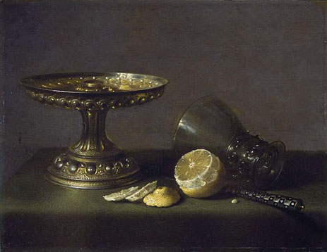 Stillleben, 1630 | Pieter Claesz | Giclée Leinwand Kunstdruck