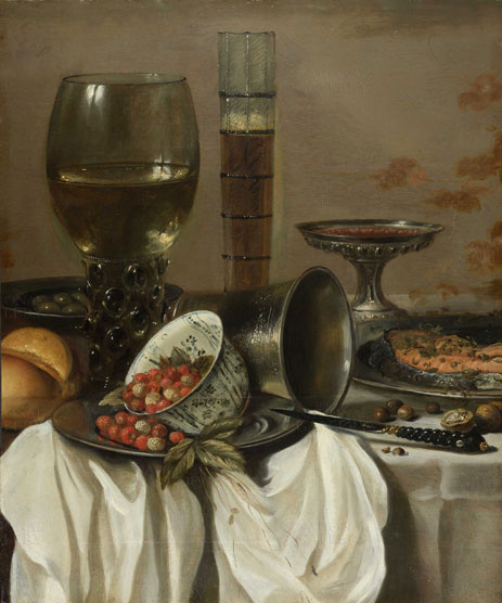Still Life with Drinking Vessels, 1649 | Pieter Claesz