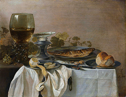 Still Life with Fish, 1647 | Pieter Claesz