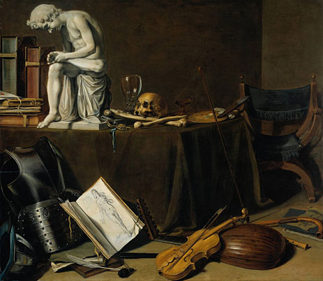 Vanitas Still Life with the Spinario, 1628 | Pieter Claesz