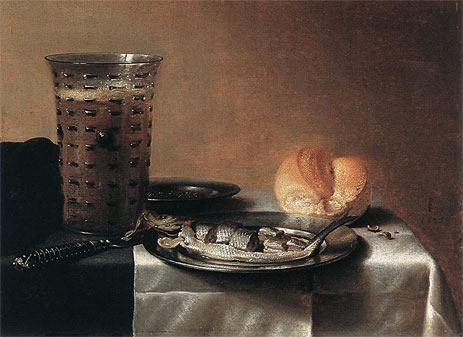 Fish Still Life, 1636 | Pieter Claesz