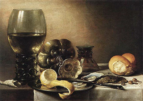 Austernfrühstück, 1633 | Pieter Claesz