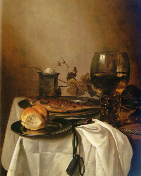 Ein Stilleben eines Wanderers, 1664 | Pieter Claesz
