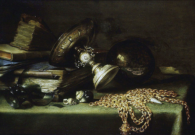Stillleben mit Goldkette, c.1636 | Pieter Claesz