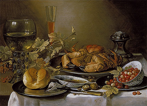 Still Life with Crab, 1657 | Pieter Claesz