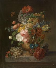 Flower Piece, 1794 by Pieter Faes | Giclée Canvas Print