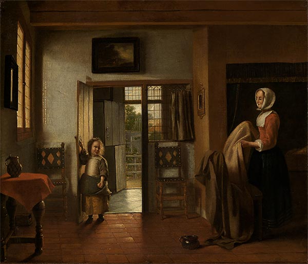 Im Schlafzimmer, c.1658/60 | Pieter de Hooch