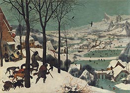 The Hunters in the Snow (Winter), 1565 by Bruegel the Elder | Art Print