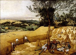 The Harvesters, 1565 von Bruegel the Elder | Leinwand Kunstdruck