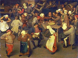 Wedding Dance, c.1567/69 von Bruegel the Elder | Leinwand Kunstdruck