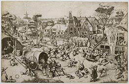The Fair on St. George's Day | Bruegel the Elder | Gemälde Reproduktion