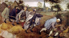 Parable of the Blind, 1568 von Bruegel the Elder | Leinwand Kunstdruck