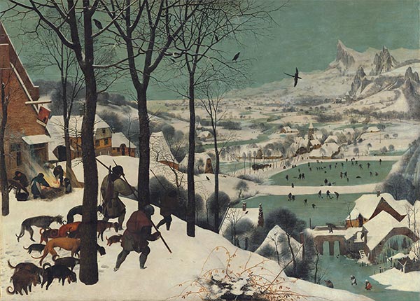 The Hunters in the Snow (Winter), 1565 | Bruegel the Elder | Giclée Leinwand Kunstdruck