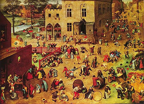 Children's Games, c.1559/60 | Bruegel the Elder | Giclée Canvas Print