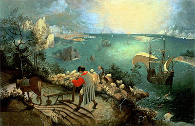 Landscape with the Fall of Icarus, c.1555/58 | Bruegel the Elder