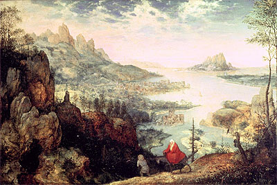 Landscape with the Flight into Egypt, 1563 | Bruegel the Elder | Giclée Leinwand Kunstdruck