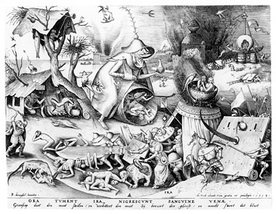 Anger, n.d. | Bruegel the Elder | Giclée Paper Art Print