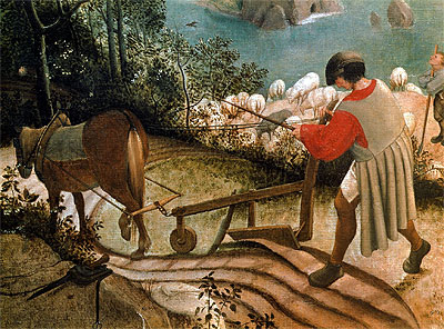 Landscape with the Fall of Icarus (Detail), c.1555/58 | Bruegel the Elder | Giclée Canvas Print