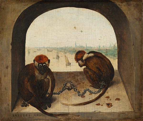 Zwei Affen, 1562 | Bruegel the Elder