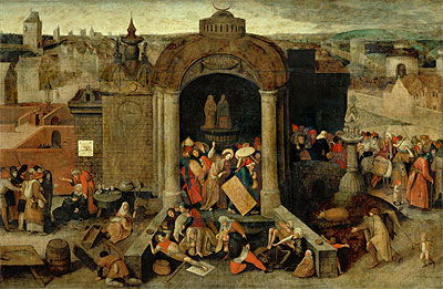 Christ Driving the Traders from the Temple, n.d. | Bruegel the Elder