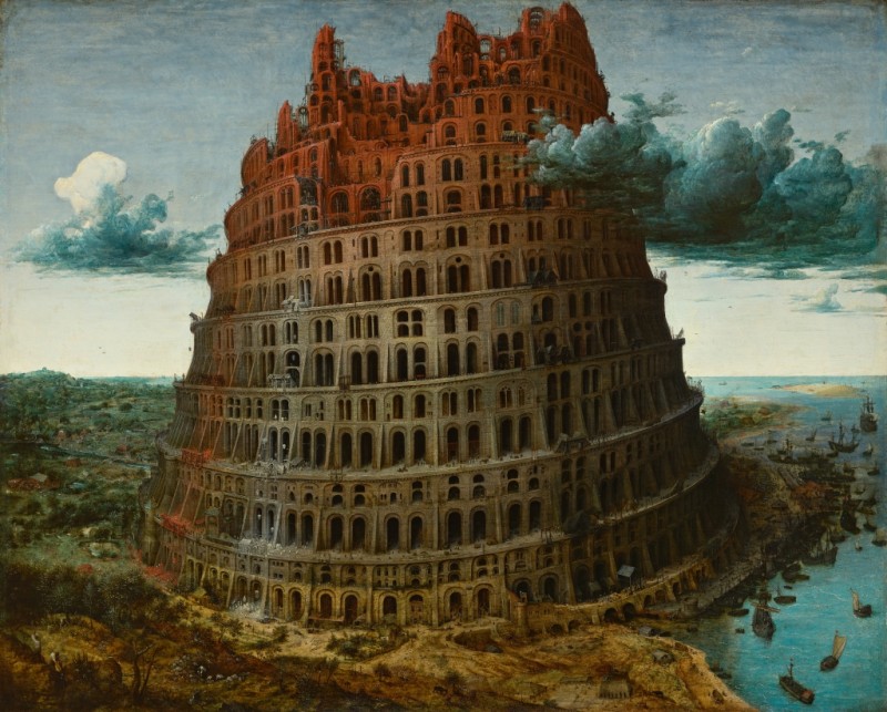 Der Turmbau zu Babel, c.1568 | Bruegel the Elder | Giclée Leinwand-Kunstdruck