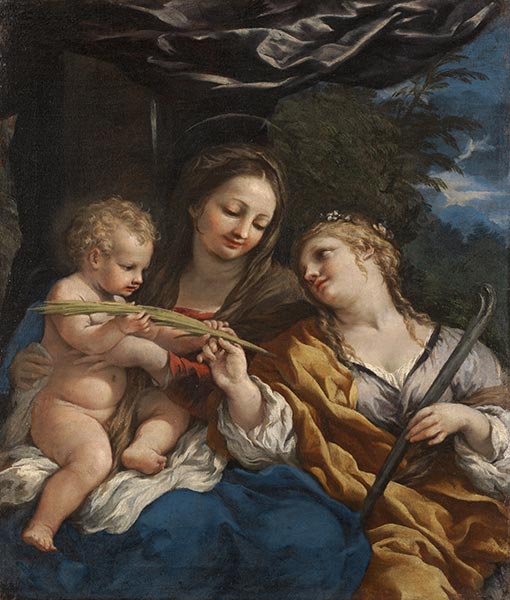 The Madonna and Child with Saint Martina, c.1645 | Pietro da Cortona | Giclée Canvas Print