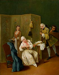 The Indiscreet Gentleman | Pietro Longhi | Painting Reproduction