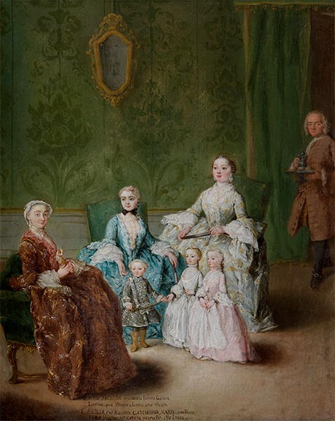 Die Familie Sagredo, c.1752 | Pietro Longhi | Giclée Leinwand Kunstdruck
