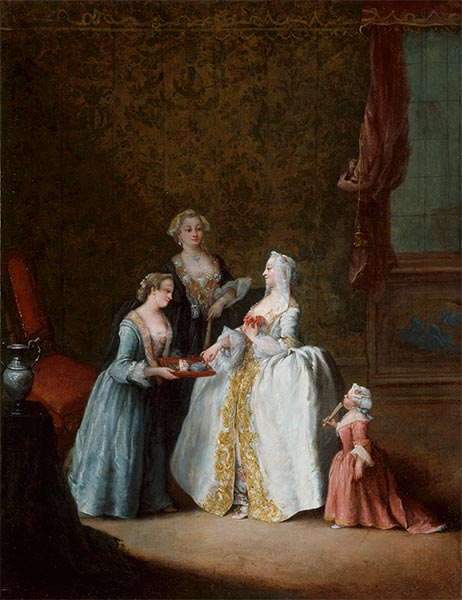 Lady at Her Toilette, 1740s | Pietro Longhi | Giclée Canvas Print