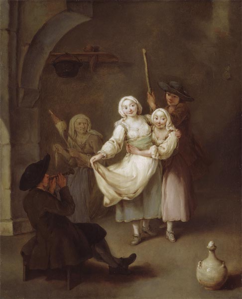 Der Tanz, c.1750 | Pietro Longhi | Giclée Leinwand Kunstdruck