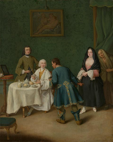 Die Versuchung, 1746 | Pietro Longhi | Giclée Leinwand Kunstdruck