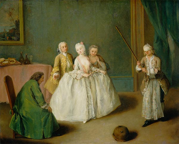 The Game of the Cooking Pot, c.1744 | Pietro Longhi