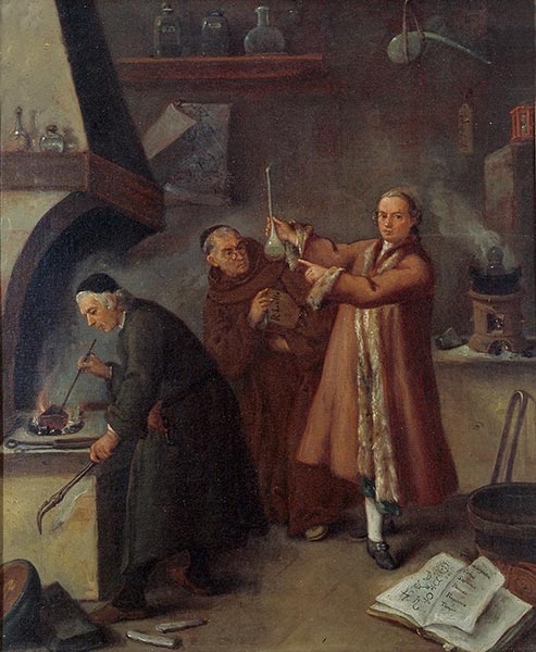 Alchemisten, 1757 | Pietro Longhi | Giclée Leinwand Kunstdruck