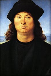 Porträt eines Mannes, c.1503/04 von Perugino | Leinwand Kunstdruck
