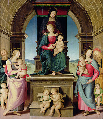 Perugino | The Family of St. Anne, c.1507 | Giclée Canvas Print