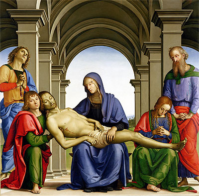 Pieta, c.1494/95 | Perugino | Giclée Leinwand Kunstdruck