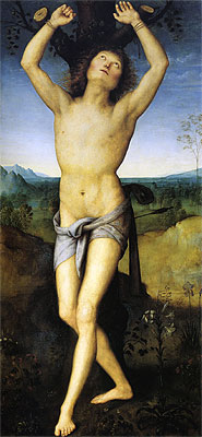 St. Sebastian, c.1489/90 | Perugino | Giclée Canvas Print