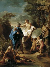 Venus Presenting Aeneas with Armour Forged by Vulcan, 1748 by Pompeo Batoni | Canvas Print
