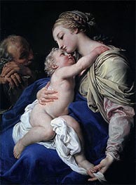 Die heilige Familie | Pompeo Batoni | Gemälde Reproduktion