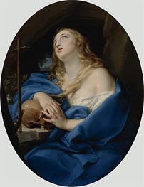 The Penitent Magdalene, Undated von Pompeo Batoni | Leinwand Kunstdruck