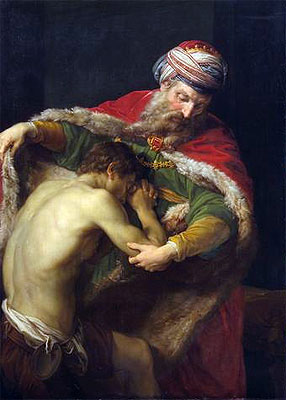 The Return of the Prodigal Son, 1773 | Pompeo Batoni | Giclée Canvas Print