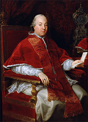 Pope Pius VI, c.1775/76 | Pompeo Batoni | Giclée Canvas Print