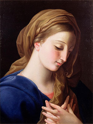 The Virgin Annunciate, n.d. | Pompeo Batoni | Giclée Leinwand Kunstdruck