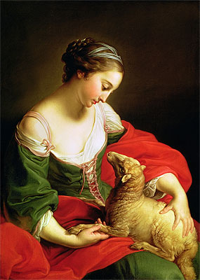 Meekness (Love), n.d. | Pompeo Batoni