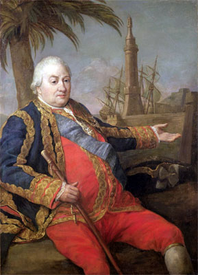 Pierre de Suffren-Saint-Tropez, Vice Admiral of France, n.d. | Pompeo Batoni | Giclée Canvas Print