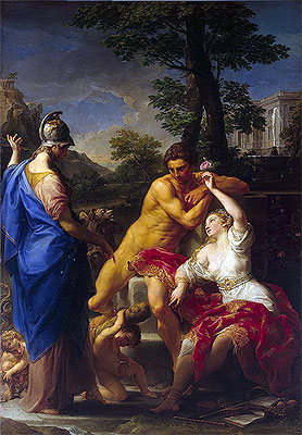 Hercules at the Crossroads, 1765 | Pompeo Batoni | Giclée Canvas Print