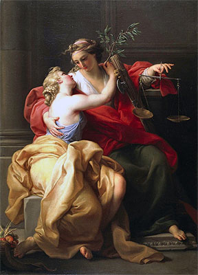 Peace and Justice, c.1745 | Pompeo Batoni