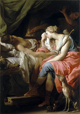 The Death of Meleager, c.1740/43 | Pompeo Batoni | Giclée Canvas Print
